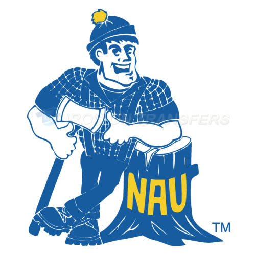 Northern Arizona Lumberjacks Logo T-shirts Iron On Transfers N56 - Click Image to Close